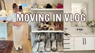 MOVING VLOG 2: Unpacking &amp; Organizing! Decor &amp; Nursery Updates, Try-on Haul | Julia &amp; Hunter Havens