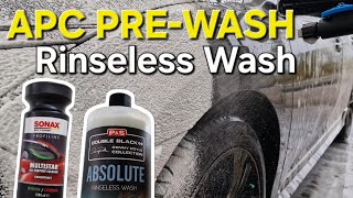 Apc Rinse Pre - Wash With Sonax Multistar & Absolute Rinseless Wash & Luxury Solo Cleanline Vario Foam Resimi