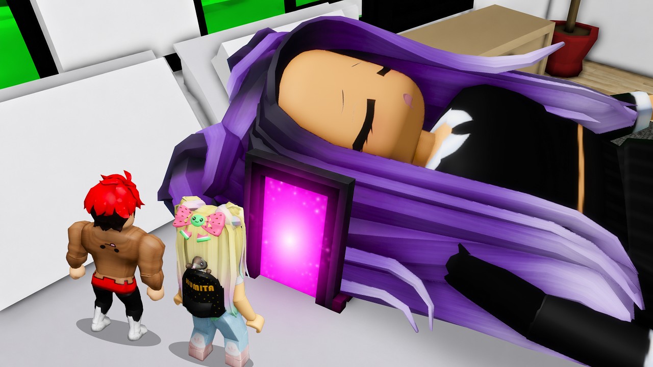 Nos COLAMOS en la Cabeza de LYNA.EXE en BROOKHAVEN Roblox con LYNA
