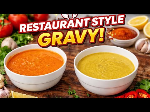 Hotel jaisa taste ab ghar par 😍Master the Yellow Gravy 🟡 & Red Gravy #recipe #shorts #youtube