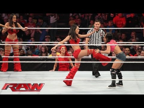 Natalya, Brie Bella, Nikki Bella, Cameron & Naomi vs. AJ Lee, Aksana, Layla, Alicia Fox & Tamina: Ra