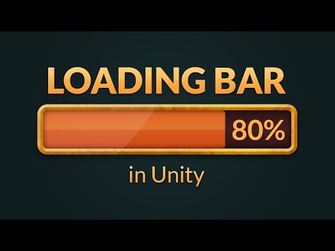 How to make a LOADING BAR in Unity