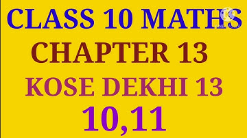 West Bengal Class 10 Maths Chapter 13 Kose Dekhi 13  I Part 6 II Sciencee Friend