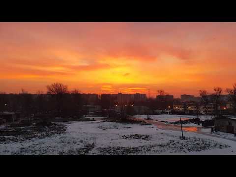 #3 Frosty morning in Warsaw | Timelapse Hyperlapse Samsung S8 | Cinematic | 2018
