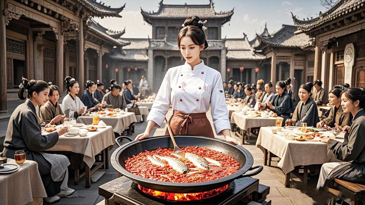 💎【Full ver】穿越到古代的現代女孩在美食比賽中烹調剁椒魚頭，竟贏過皇宮的御廚！《中國電視劇 Chinese drama》