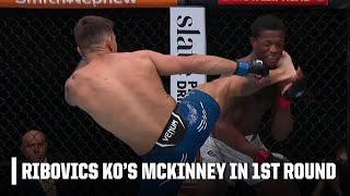 Esteban Ribovics HEADKICK KO on Terrance McKinney at #UFCStLouis | ESPN MMA