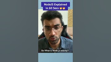 Node JS Explained in 60 Seconds! What is Node JS #shorts