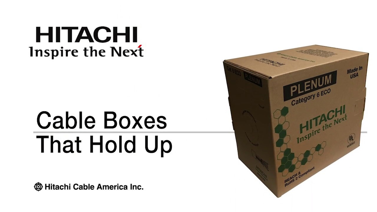 Cable Boxes That Hold Up Hitachi Cable America YouTube
