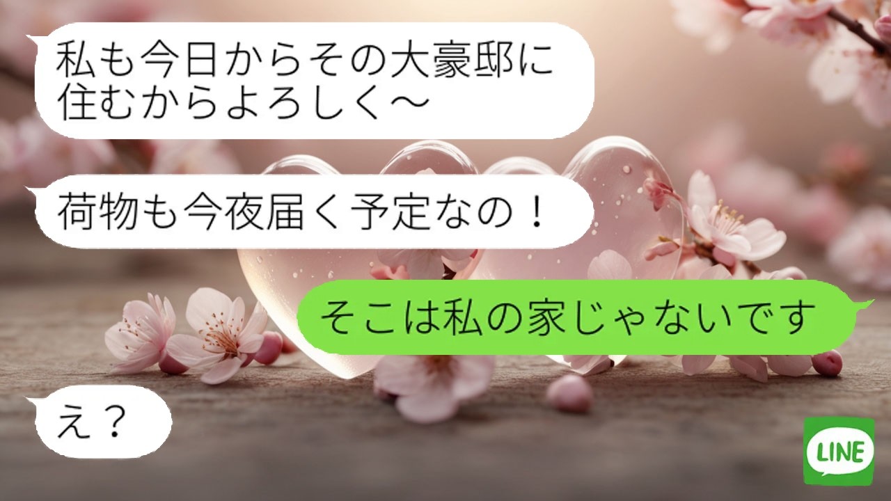 【LINE】大豪邸を狙い引っ越しを強行した義姉。そこに住んでいた人物を見て顔色が変わった…