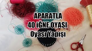 Kırk 40 İğne Oyası Yapılışı