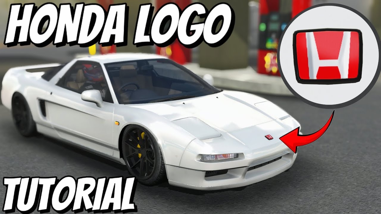 How To Make HONDA LOGO in CPM | TUTORIAL | Car Parking Multiplayer ...