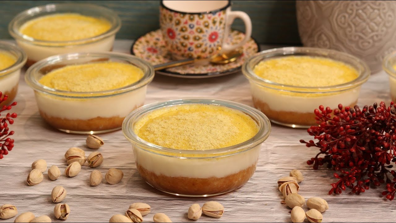ŞEHRAZAT TATLISI – SÜSSER TRAUM MIT SIRUP, KOKOS UND PUDDING - TÜRKISCHES DESSERT