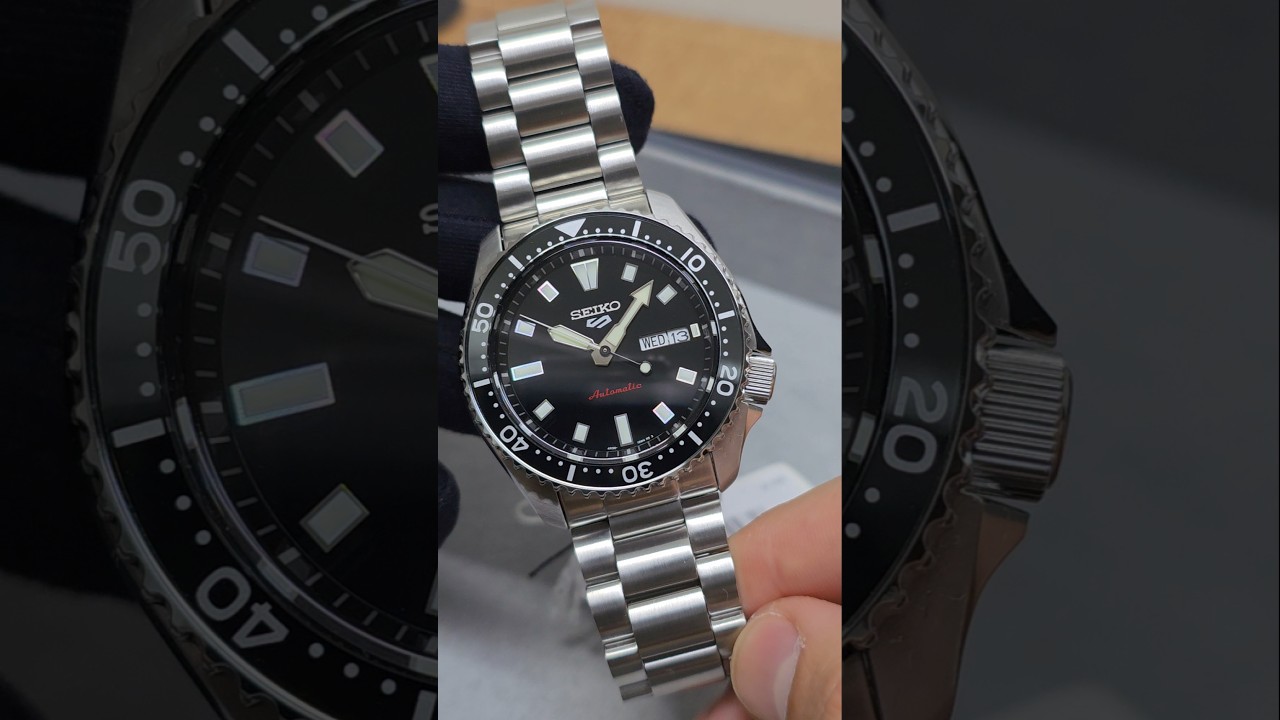 ザクロ Seiko 5 Sports Automatic Watch SRPL85 – SKX Redux Black | Full