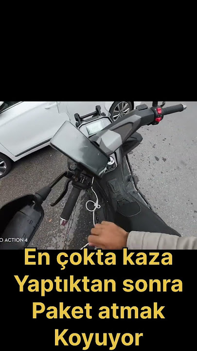 Kazaaa #kurye #motokurye #motovlog