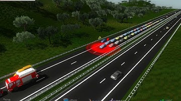 AREMIS 2011 - Agent-based simulation of a highway in case of accident