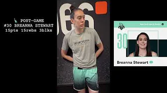 NY LIBERTY POST-GAME VS SUN | BREANNA STEWART | NYLFTV | 8.24.24 thumbnail