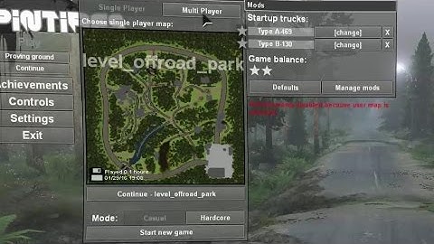 Spintires - How to add Modded Maps to New Version 25.12.15 Lastest Stable Version