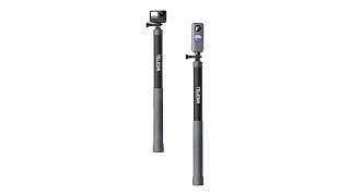 TELESIN G3 Selfie Stick Pole Long Invisible (118"/3M), Carbon Fiber screenshot 4