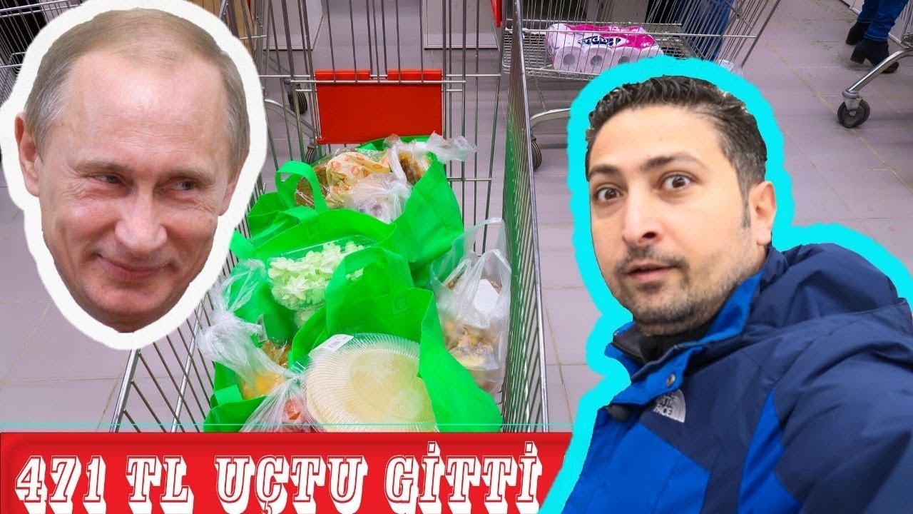 Rusya'da Yılbaşı Market Alışverişi ve 2020 Ürün Fiyatları - YouTube