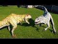 Giganotosaurus max vs irextrexspinosaurusindoraptorallosaurus  jurassic world evolution