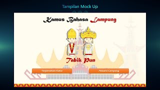 Tugas Akhir Project Kelompok 10 | Aplikasi Kamus Bahasa Lampung- Indonesia | Matkul IMK screenshot 1