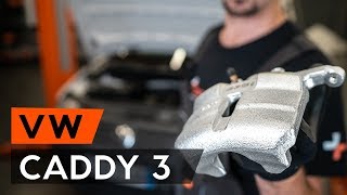 How to change front brake caliper on VW CADDY 3 (2KB) [TUTORIAL AUTODOC]