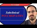 What is Subclinical Psychopathy?