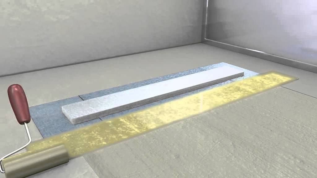 SANIT -  Prikaz postavitve tuš kanalete SANIT