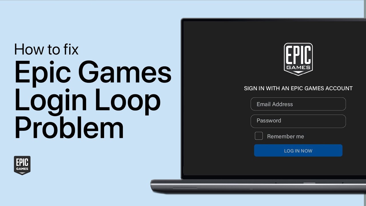 How to Fix Epic Games Launcher Login Loop Error - Unable to Log In 