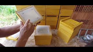 Caixa Para Abelha Jataí - Modelo Inpa