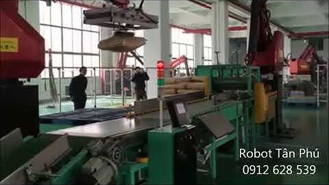 Robot bốc xếp hàng hóa máy đóng gói bao bì tự động 0912628539