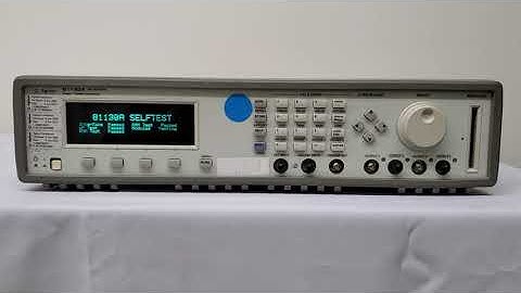 Agilent 81130 A Pulse / Pattern Generator (A# 52399)