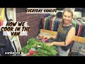 How We Cook Everyday In Our Van | Best Van Conversion Kitchen Layout