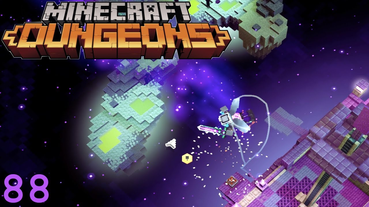 Ep. 88 - Minecraft Dungeons - I Believe I Can FLY! The End Wilds pt2 ...
