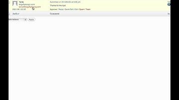 Approving and Editing Comments in Wordpress.mov