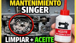 🧵 Cómo limpiar y engrasar una máquina de coser Singer (mantenimiento fácil)