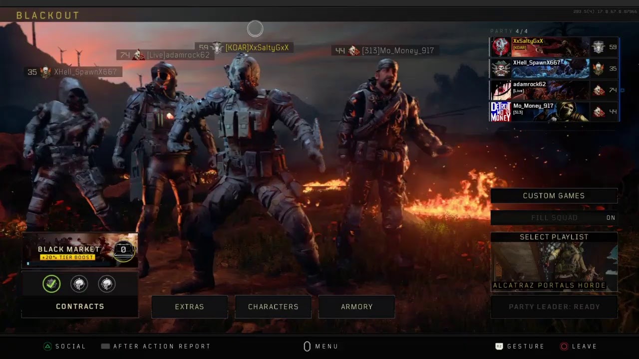 COD BO4 Blackout Alcatraz Night Mode/Blackout Fog