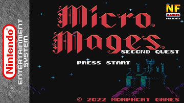 Micro Mages: Second Quest. Normal & Hard Mode. NES [No Damage Walkthrough] - Famicom | Nintendo Game