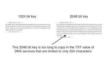 Add long 2048 bit DKIM for Google Apps to DNS records