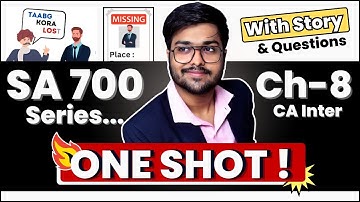 Ch 8 Audit Report SA 700 701 705 706 710 299 600 CA Inter May 25 Abhyaas batch Sep 25 CA Chirag Garg