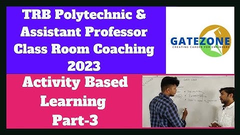Gatezone | TRB Polytechnic Classroom Coaching 2023 | Control System | Activity Based Learning-3