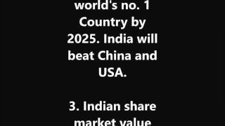 Predictions about Future of India and the World