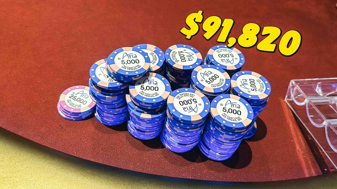 Running HOT! Making a Run in Aria Tournament in Las Vegas! | Rampage Poker Vlog