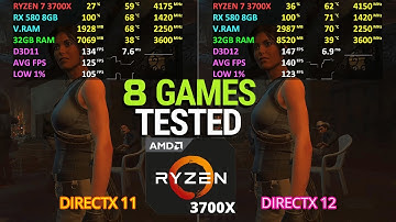 DIRECTX 11 - 12 vs. VULKAN | Test In 8 Games - 1080p | Low Settings