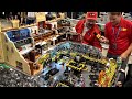 Huge LEGO Batcave with Full Interior, Lights, Motors &amp; More!