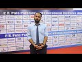 Mr Anurag Mohod from MBA Department shared his experience