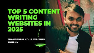 Top 5 Content Writing Websites in 2025 + Bonus Tip to Earn Your First $100| CA Sarthi | Writingcreek