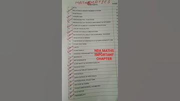 NDA 1 2024 mathematics  SYLLABUS