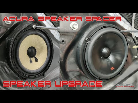 Honda Acura Speaker Spacer Adapter – OEM Factory Speaker Upgrade – DIY Speaker Tweeter Harness