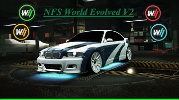 NFS World Evolved V2 daily challenge series (C class, win the race, 3 laps, M3 E46) Urban legend